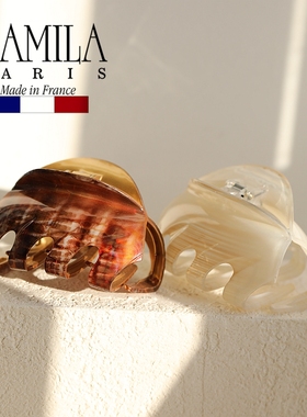 多发量章鱼夹进口现货章小蕙Camila Paris复古抓夹南瓜夹加宽