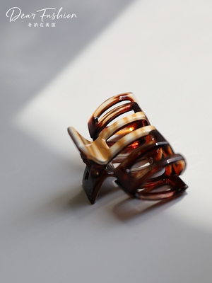 现货vintage复古法国优雅鲨鱼夹