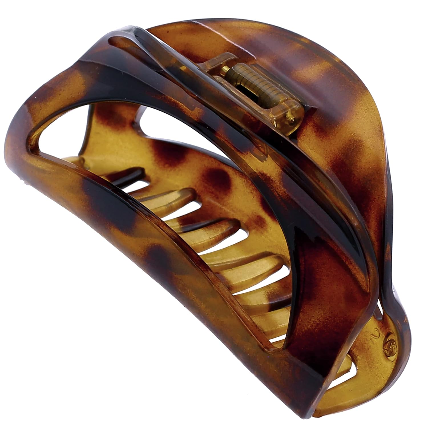 ins现货章小蕙法国琥珀色发夹