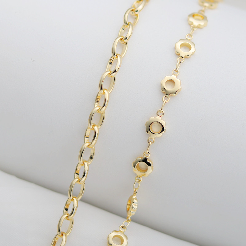 14k包金保色光面蛋形椭圆0链5*7mmdiy耳饰手链项链材料配件散链条,饰品/流行首饰/时尚饰品新,链条,淘宝优惠券,粉丝福利购,淘宝优惠卷