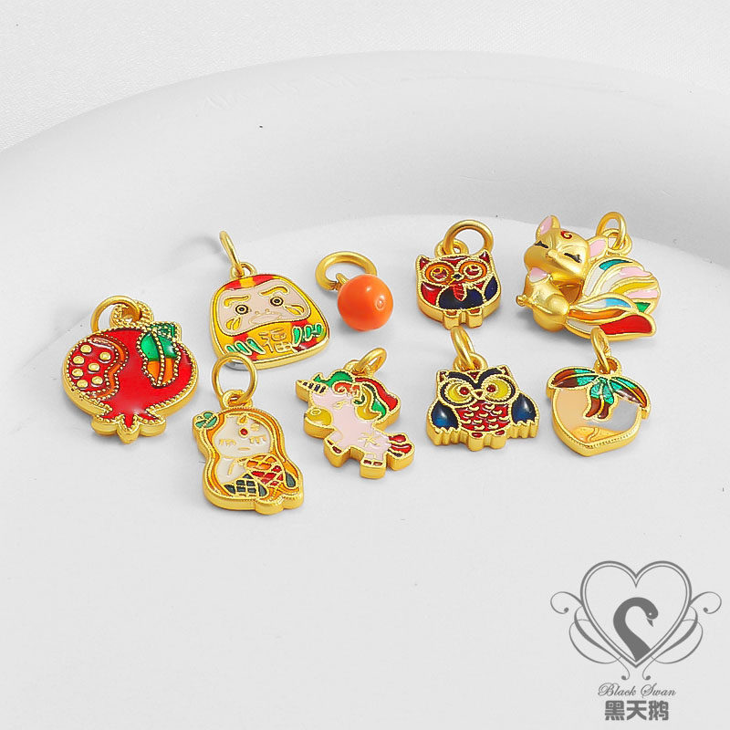 14k铜包金保色多款滴油小樱桃红球吊坠diy手链项链手工饰品配件,饰品/流行首饰/时尚饰品新,其他DIY饰品配件,淘宝优惠券,粉丝福利购,淘宝优惠卷