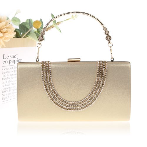 高品质喜妈妈婚宴包配礼服手包2025新款晚宴手拿包镶钻宴会手提包