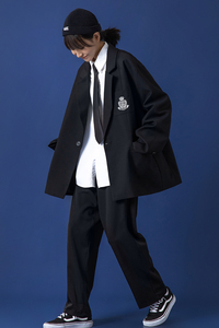 20年冬季ins加棉加厚休闲JL服学院风西装外套 DS-B293-K756-P95图片
