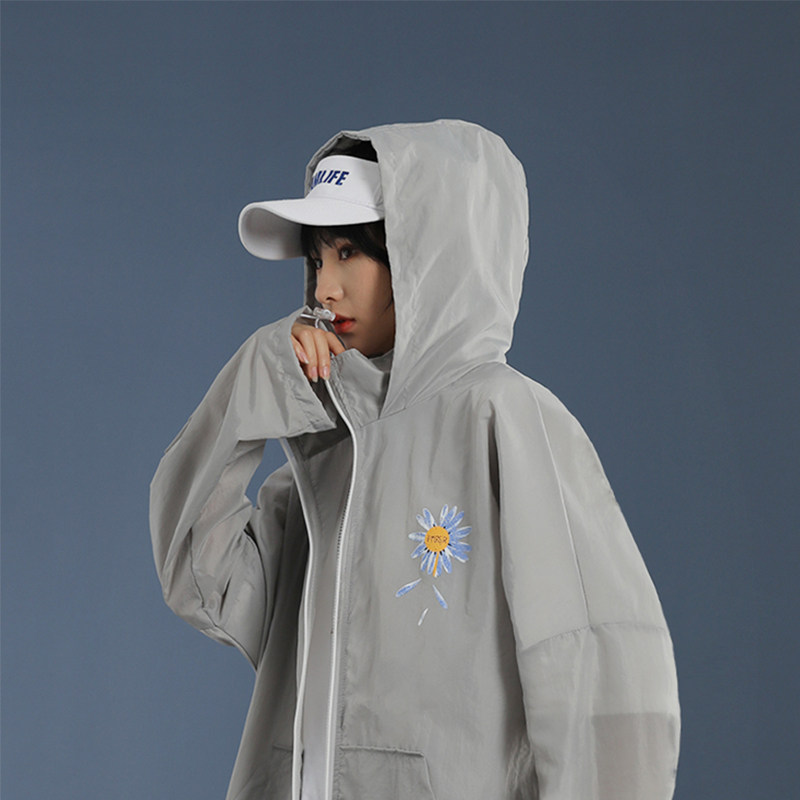注册小雏菊防晒衣第三套图中性风男女外套B293-FSH03图片
