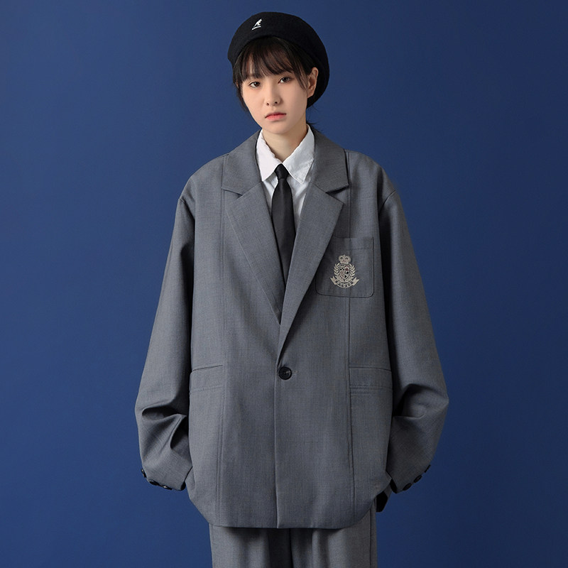20年冬季ins加棉加厚休闲JL服学院风西装外套DS-B293-K756-P95,男装西服,电商A306