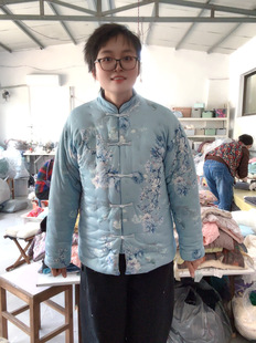 手缝棉花棉袄一针一线缝制中老年棉衣成人棉花柔软舒服保暖加厚