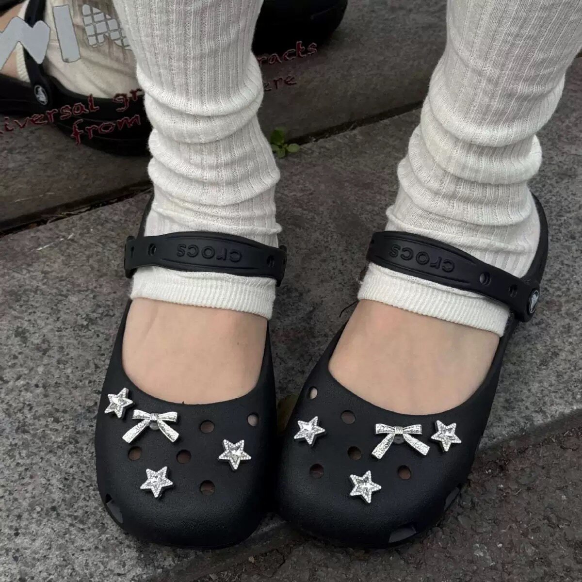 小红书 洞洞鞋花适配crocs洞洞鞋配饰鞋花鞋扣金属装饰配件玛丽珍