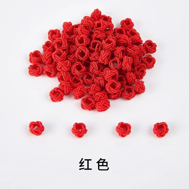 DIY线结菠萝圈小线球线圈线扣龙结手工饰品礼品挂件间隔搭配件