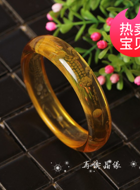 女士切面水晶加宽加厚貔貅手镯