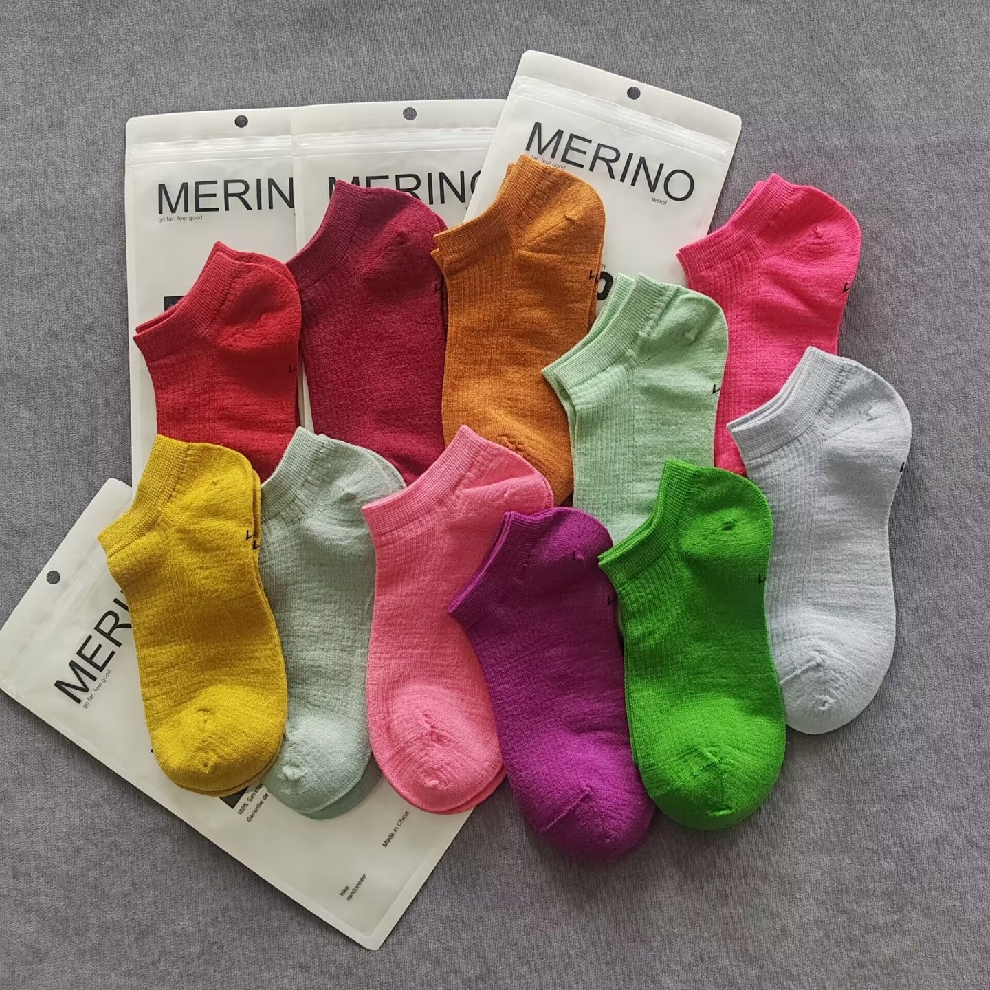 50%美利奴羊毛袜子男女户外徒步登山袜马卡龙彩虹短筒袜情侣船袜,女士内衣/男士内衣/家居服,短袜,淘宝优惠券,粉丝福利购,淘宝优惠卷