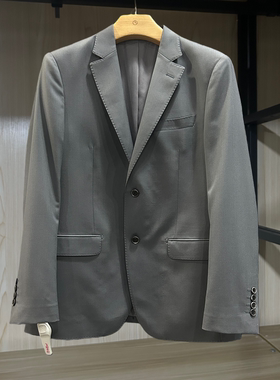 金利来男装西装秋冬季羊毛混纺修身版纯色外套MZTF35016291-58