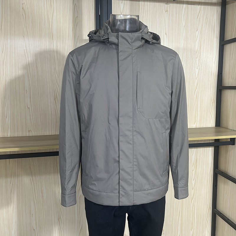 金利来男装棉服秋冬含桑蚕丝外套