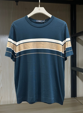 金利来男装针织衫夏款圆领常规休闲上衣MWW23111423-54