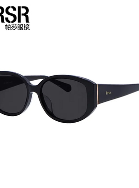 帕莎墨镜女猫眼椭圆窄框可配度数防紫外线时尚高级感太阳镜PS3011