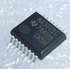 MAX3221CPWR MA3221C丝印 TSSOP-16 收发器RS-232线路驱动器