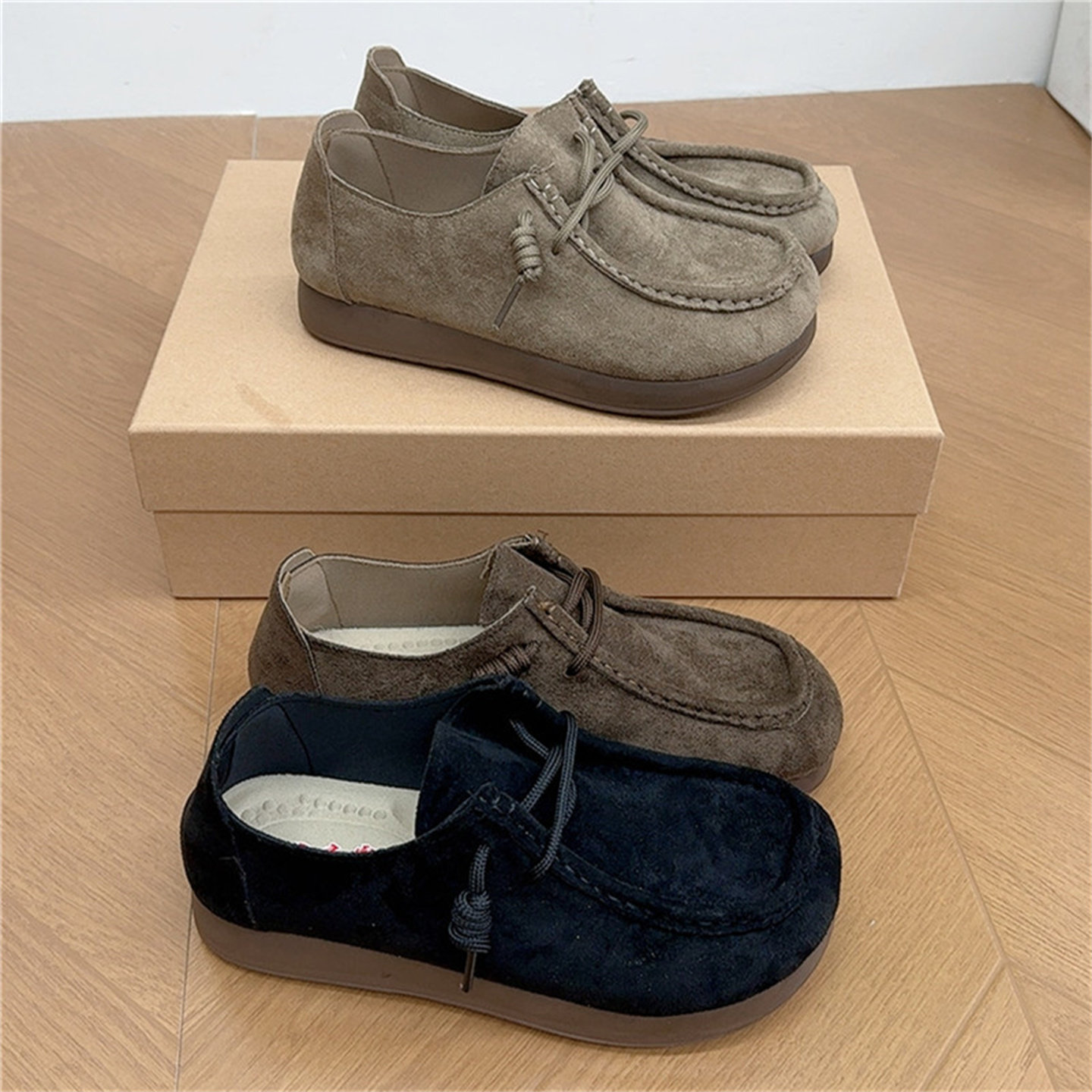 新款老北京布鞋早秋洋气袋鼠鞋软底勃肯女鞋复古休闲鞋百搭豆豆鞋,女鞋,传统布鞋,淘宝优惠券,粉丝福利购,淘宝优惠卷