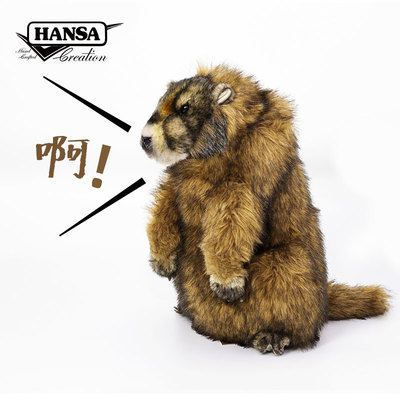 HANSA原装进口仿真土拨鼠公仔
