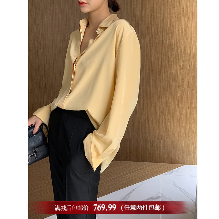 JOC 定织加密重磅24姆米真丝 经典款衬衫 Row Big Sea Silk Shirt|msdalam kategori Butik wanita / wanita, shirt - dari Buy2taobao.com untuk memberikan perkhidmatan ejen Taobao profesional membeli