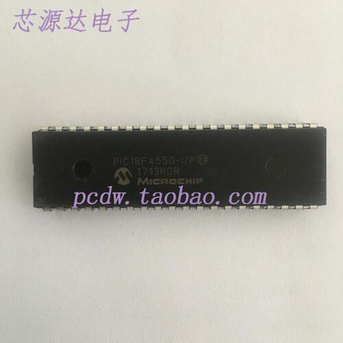 PIC18F4550-I/P  直插DIP-40 MICROCHIP/微芯 微控制器  原装正品