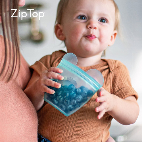 ZipTop儿童硅胶袋可站立