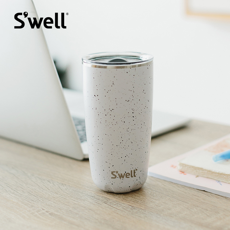 美国Swell咖啡杯随手不锈钢保温马克杯便携桌面办公吸管杯Tumbler 餐饮具 保温杯 原图主图