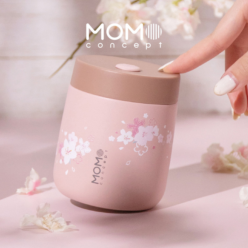 日本momo保温杯樱花限定款