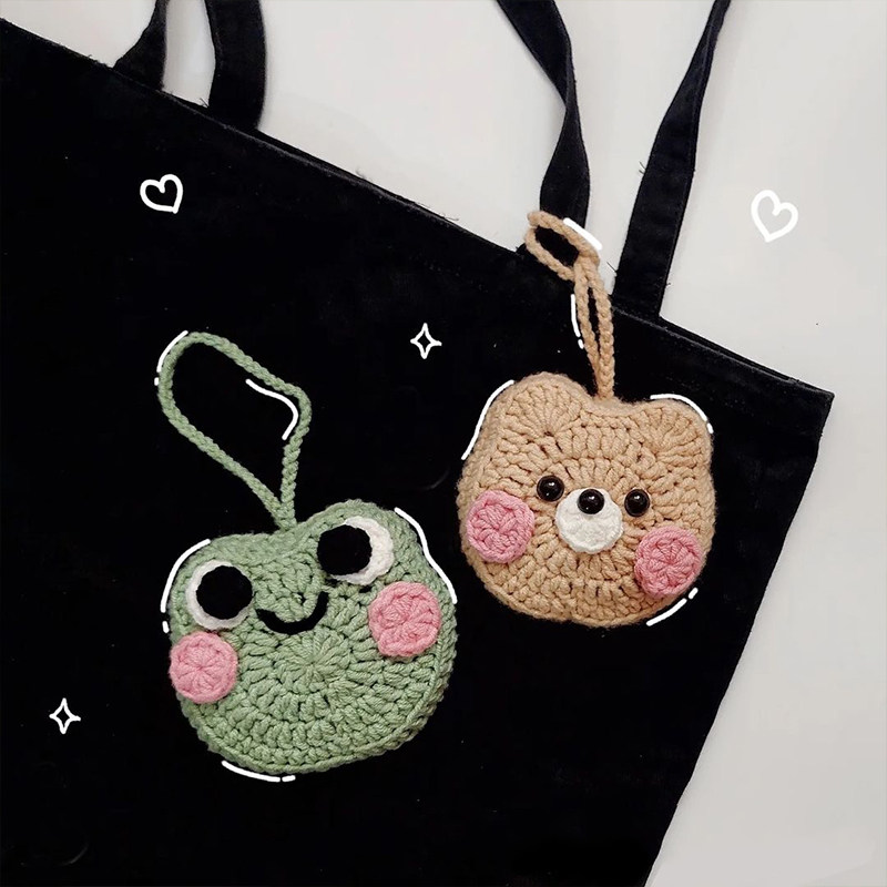 细牛奶棉手工钩织包包DIY