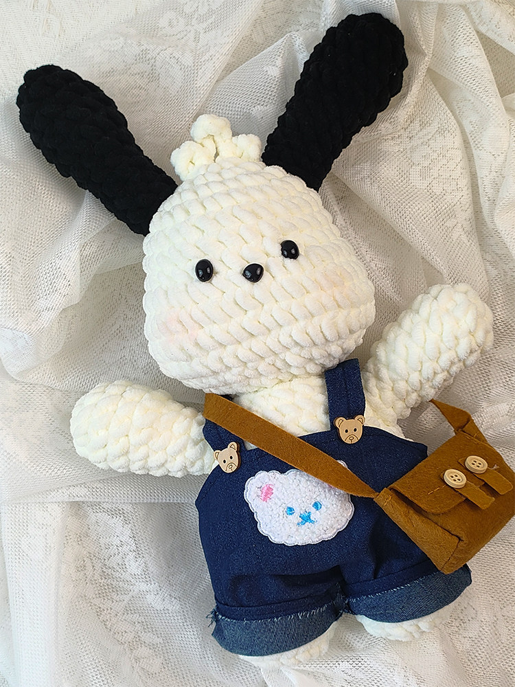 粗冰条线手工钩织玩偶DIY