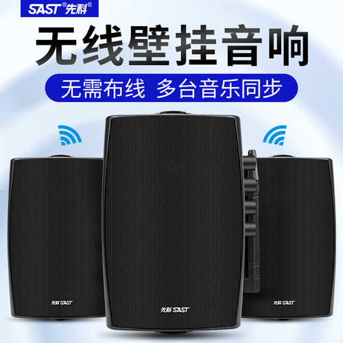 先科商铺餐厅奶茶店广播壁挂音响