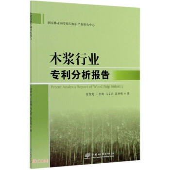 木浆行业专利分析报告 9787521908961 付贺龙,王忠明,马文君,范圣明 著 中国林业出版社 书籍/杂志/报纸 环境科学 原图主图