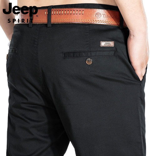 jeep休闲裤直筒宽松微弹