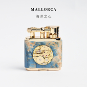 MALLORCA乐卡实木彩色打火机男士 送男朋友七夕礼物 煤油复古个性