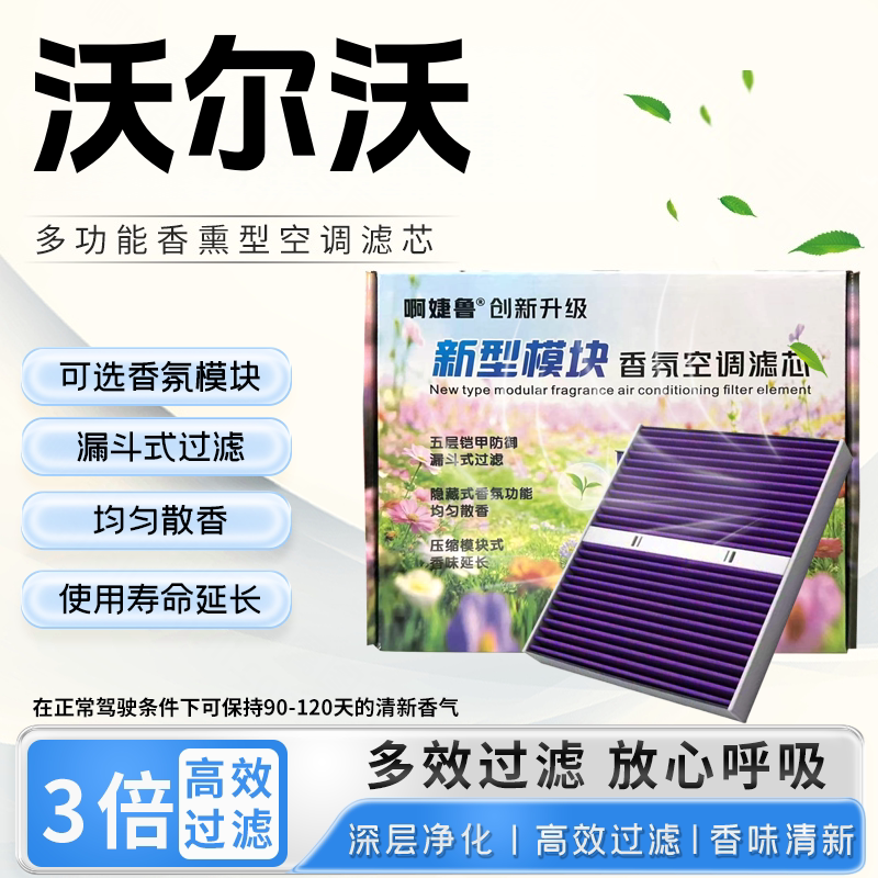 沃尔沃S80/S90/XC40/XC60/XC90/V60香氛模块滤清器格香薰空调滤芯