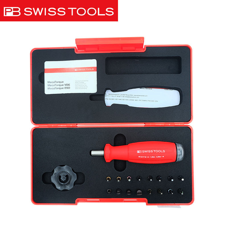 瑞士PB可换头进口扭力螺丝刀手柄可调扭矩螺丝批起子改锥功能工具