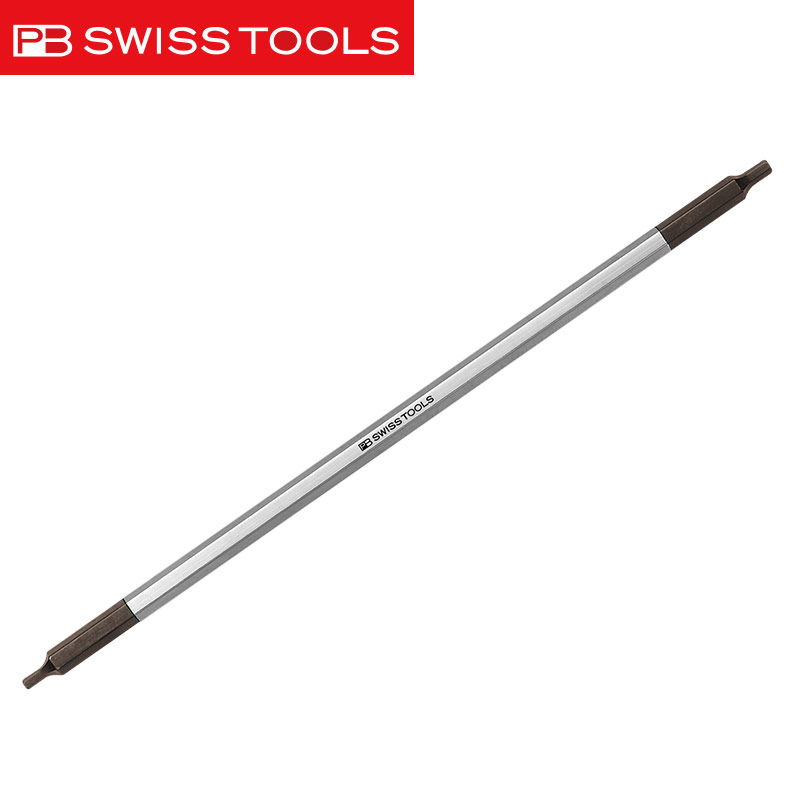 瑞士PB进口两用加长梅花六角一字十字批头批嘴防静电螺丝刀手柄