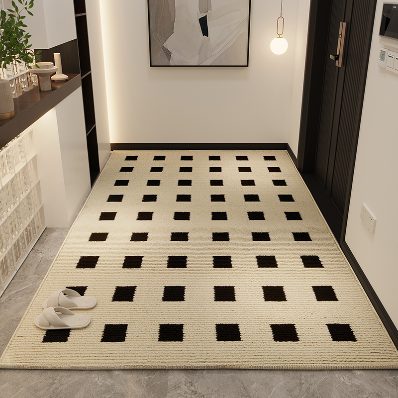 法式仿羊毛地毯入户门地垫