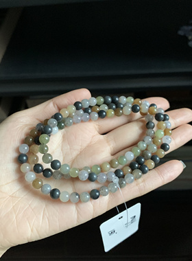 毛毛的翠//M 11837/和田玉多宝长串/150