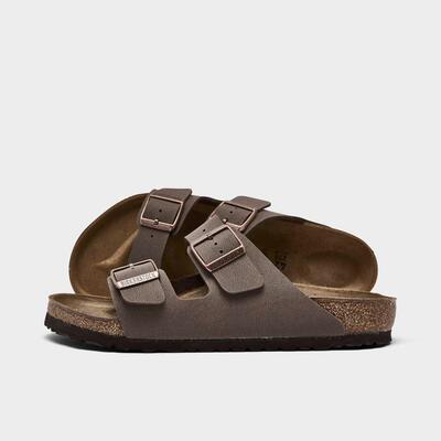 代购Birkenstock男士凉鞋透气软底轻便舒适双扣平跟系带