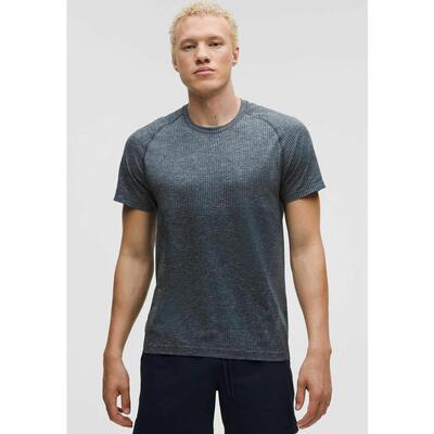 代购lululemon露露乐蒙男士运动T恤透气速干弹性贴合短袖圆领