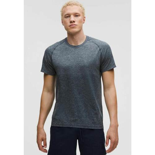 代购lululemon露露乐蒙男士运动T恤透气速干弹性贴合短袖圆领