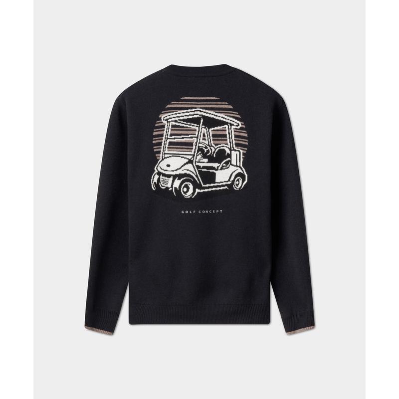 代购MACADE男士毛衣保暖透气混纺加厚秋冬日常针织爆款复古