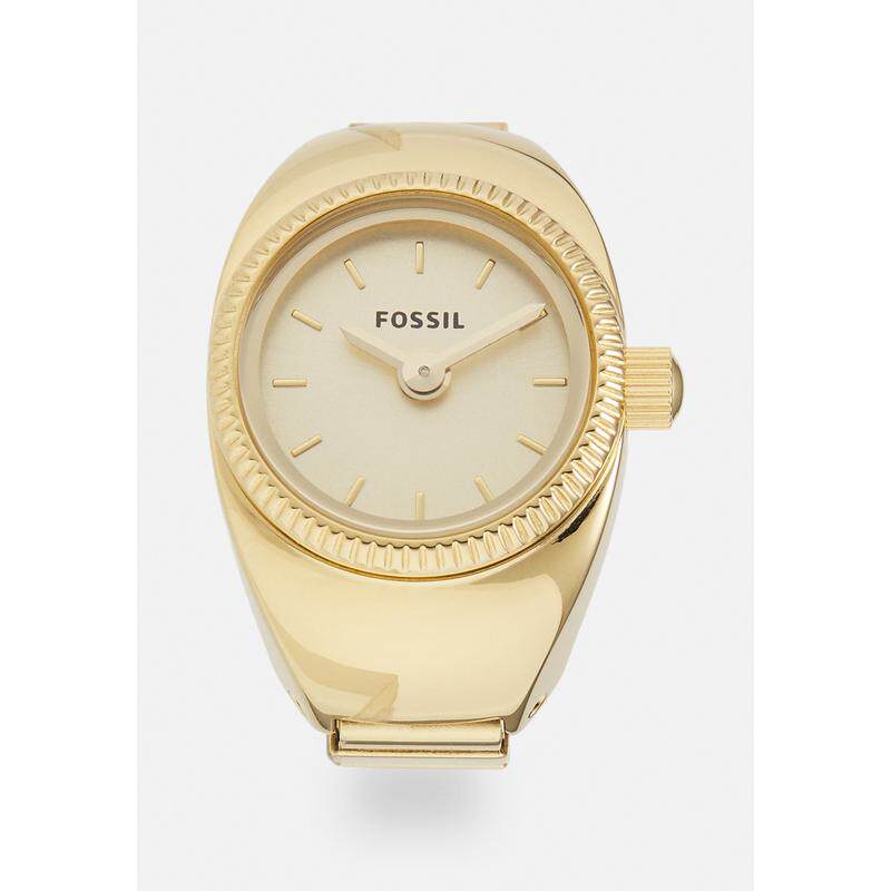 海外代购Fossil/化石女士石英手表指针式显示弹性扣合不锈钢表带