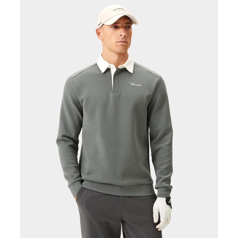 代购MACADE男士毛衣保暖透气棉质弹力运动休闲针织爆款简约