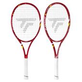 代购 Tecnifibre网球拍控球旋转稳定红色白色握柄16x19穿弦网球