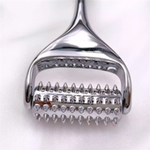 微针滚轮按摩仪器金属家用脸部美容护肤工具面霜挖取导入面部滚针