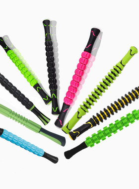 源头工厂齿轮穴位放松滚轴瑜伽健身assage stick 肌肉按摩棒