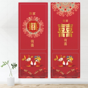 消防栓门箱贴纸灭火器电表箱消火栓装饰美化翻新遮挡简约现代婚庆