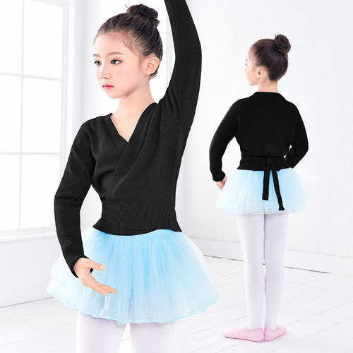 儿童舞蹈毛衣练功小披肩