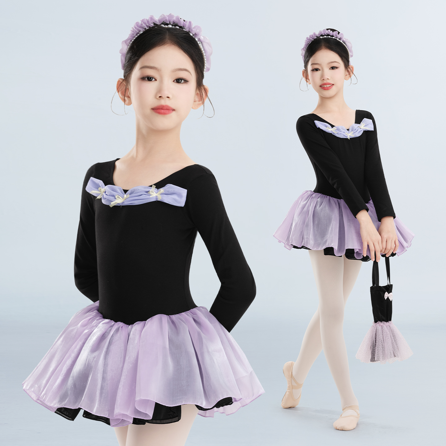 新款舞蹈服女儿童练功服公主跳舞蓬蓬裙子幼儿演出服女童芭蕾舞裙