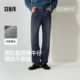长裤 森柔牛仔 通勤 复古街头2025冬季 新款 森马牛仔裤 男宽松直筒裤